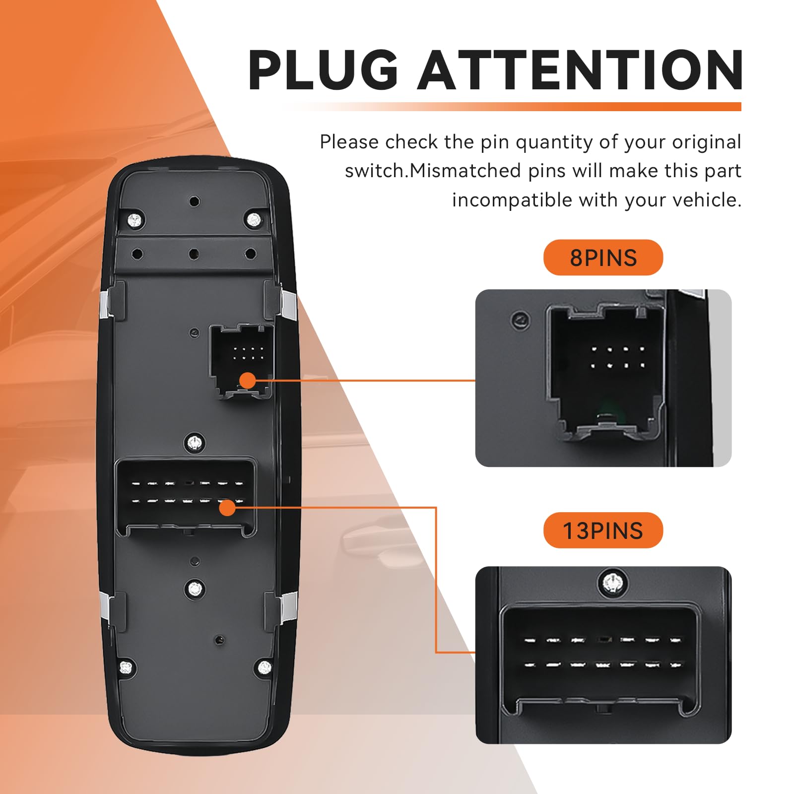Amazon.com: Driver Side Master Power Window Switch - 8Pins +